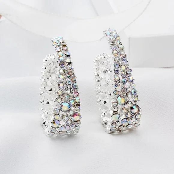 🎀 Boho Open Work Eardrop Earrings - Picture 6 of 7